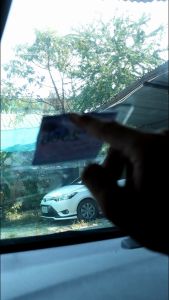 กรอบใส่ป้ายภาษี พรบ รถยนต์ กรอบป้ายพรบ อะคริลิค กรอบป้ายภาษี แกะสลัก ลายใหม่