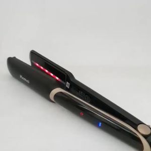 Catokan Rambut Kemei km-2212 Catokan Pelurus Pengeriting Rambut Bahan Besi dengan Infrared KM-2212