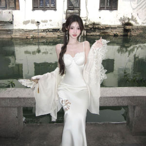 Elegant Sister Style Two-Piece Set Long Slim Fit Wrap around Skirt And Top Winter Fashion Unique Design Comfortable Comfort