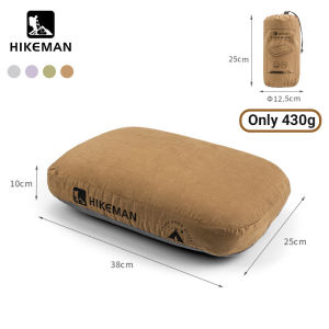 HIKEMAN Outdoor Pillow Memory Cotton Cervical Pillow Portable Camping Gears Travel Sleeping Supplies