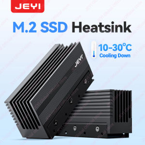 JEYI Cooling Warship Dust-proof Heatsink for M.2 2280 NVME NGFF Aluminum Thermal Cooler with Thermal Conductivity Silicon Wafer