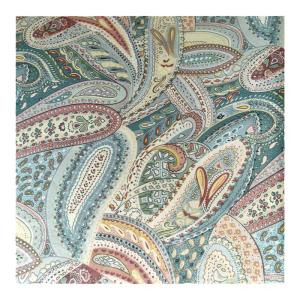 Bohemian Style Silk Satin Printed Fabric
