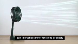 Three speed charging mode folding fan Folding Fan with 3-Speed Charging - Portable and Efficient Desk Fan!