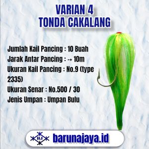 Pancing Tonda Trolling Ikan Tongkol & Cakalang  Handmade