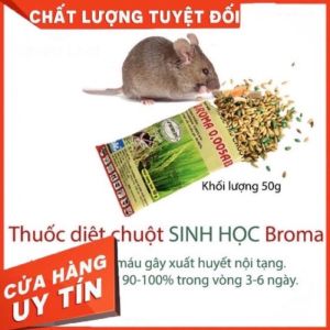 [ COMBO 5 GÓI ] Thuốc diệt chuột BROMA 0.005AB chết chuột mạnh.