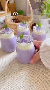 Moms Recipe Silky Pudding moms recipe Bubuk Puding Taro 110g Kemasan Pouch