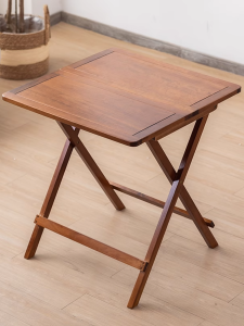 CHUJUN | Portable Folding Wooden Table for Home and Outdoor Use