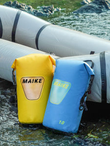 Waterproof Hiking Backpack Large Capacity Beach Diving Bucket Bag Travel Storage Bag for Kayaking Rafting Outdoor Activities