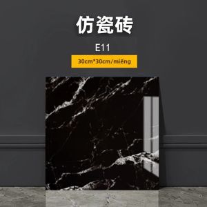 Miếng Dán Tường PVC Tự Dính Dày Dặn Trang Trí Sàn Gạch Đá Cẩm Thạch Chống Thấm Nước Cho Nhà Vệ Sinh Nhà Bếp Gia Đình - Gói 10/30/50 Miếng