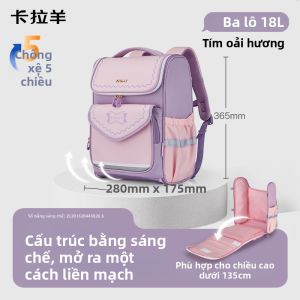 Caran·Y | Balo Giảm Trọng Lượng Chống Khuẩn Cho Học Sinh Tiểu Học