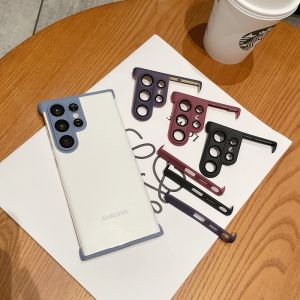 HOCE Luxury Camera Lens Glass Film Protection Four Corner Air Cushion Case for Samsung S23 S22 Ultra Plus Bumper Shockproof Cover