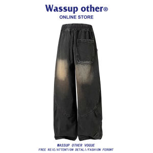 Loose Casual American Street Style Workwear Jeans Mens