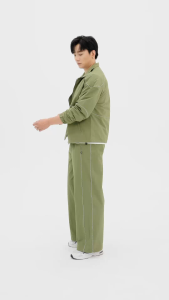 Quần dài Nam VảI Dù Couple TX Straight Dây Le Mi Phản Quang MPA 1015