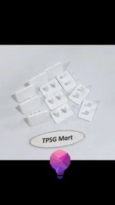 Nút bịt ổ điện an toàn cho bé (Loại Hoa Mai - 2 chân): Bịt 10 Cái