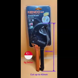 Sg Seller : Kendo Ratcheting PVC Pipe Cutter. Can cut up to 42mm (Diameter). Ready stock in Sg