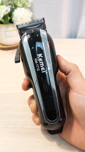 Kemei Professional Hair Clipper High Motor 7000RPM Cordless Rechargeable Long battery Hair Cutter Machine Home Use KM-1712 Gunting Rambut