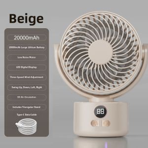 [China Plug Without Adapter] Tequ | Portable Air Circulation Fan Long Lasting