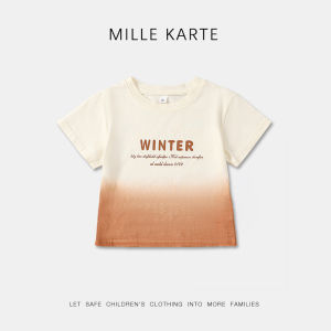 Áo Thun Tay Ngắn Mùa Hè Cho Bé Trai Trẻ Em Phong Cách Hàn Quốc Thường Ngày in Chữ Cotton Thoáng Khí Thoải Mái Mặc Hàng Ngày