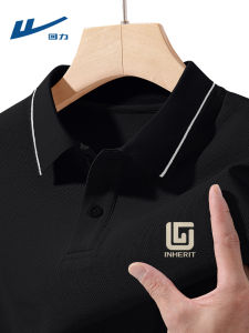 American Style Polo Shirt Mens Short Sleeve Black Turn-down Collar Summer Fashion Casual Cotton Polyester Blend T-shirt