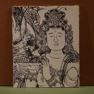 Handmade Restored Wall Painting Guangsheng Temple Series Traditional Handicraft Zero Foundation Experience Cultural Creative Gift Box