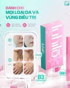 Luhilo Snow white Collagen Promoter for Face and Body - B3 Niacinamide - GSH Glutathione - Suitable for All Skin Types - Whitening and Firming