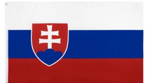 90x150 Cm Cờ Slovakia Skvk Để Trang Trí Biểu Ngữ Treo Bằng Vải Polyester Super-Tex Để Trang Trí Sân Vườn Tại Nhà