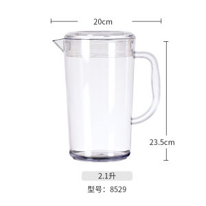Acrylic Lemon Flavor Water Bottle High Temperature Resistant Juice Drink Cold Water Pot for Home Use Commercial Restaurant Buffet