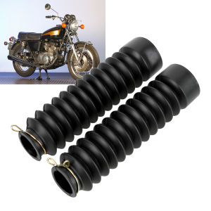 Gaiters Gators Boots Universal 2Pcs Front Fork Shock Absorber Dust Cover Rubber Motorcycle Dust Proof Sleeve Protector Damping