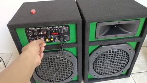 Siap Pakai Mesin Spiker Aktif Bluetooth 5.0 Angkat 12 Inch Doble Amplifier Board Speaker Ampli Karoke D10 II-OK Display Original Mic Jernih Edisi Spesial Suara Mantap