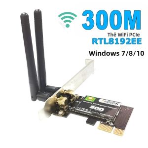 kebidumei | Thẻ WiFi KEBIDUMEI AC1200 PCIe Có Bluetooth 4.2 8DB Ăng-ten Băng Tần Kép 2.4G/5GHz 1200/300Mbps Bộ Điều Hợp Mạng Không Dây Cho Windows 11/10