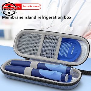 Portable Cooling Ice Bags With Insulin Container Gel Ice Bag Travel Set For Diabetic Outdoor Use Ice Cooler Pack Storage