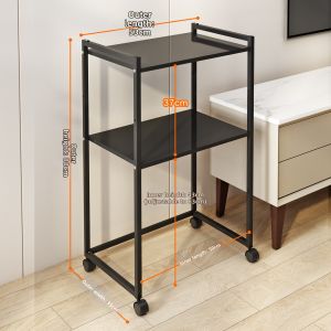 YIXIN | Floor Standing Multi-level Storage Rack With Wheels For Robot Vacuum Dustbin