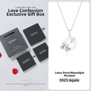 GLTEN | Practical Mothers Day Gift Lucky Lotus Pendant Necklace S925