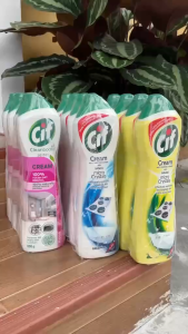 CIF Cleaning Cream (660ml x 3) - ผลิตภัณฑ์ขจัดคราบฝั่งลึก กลิ่นเลม่อน และ ออริจินัล 660 ml - ราคาที่สูงสุด 3 ครั้ง ผลิตภัณฑ์ขจัดคราบฝั่งลึก