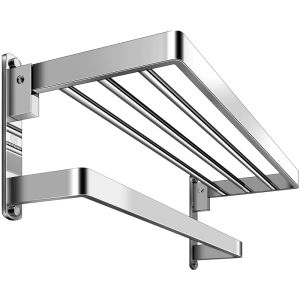 HITOMI | Thickened Hole-free Wall-mounted Foldable Bath Towel Rack
