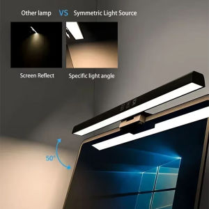 33cm 50cm LED Monitor Light Reading Table Lamp Bar Desk Lamp Setup Monitor Lights for PC Computer Screen Light Stepless Dimming