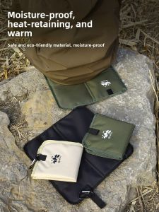 Portable Oxford Cloth Folding Camping Mat Damp Proof Picnic Pad Single Person Hiking Ground Mat Bus Trip Cool Small Outdoor