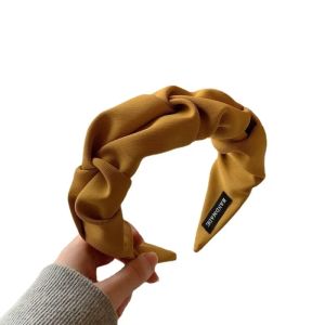 Fashion Hair Hoop Hair Bands for Women Girls Flower Solid Color Headbands Designer Wide Hairband Hair Accessories Headwear