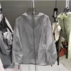 Boys Summer New Style Breathable Mesh Hollow out Fashionable Sun Protection Clothes Casual Windproof UV Protection Polyester Fiber