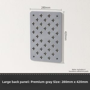 Wall-mounted No-drilling Organizer Shelf