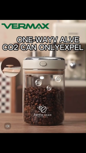 VERMAX Coffee Cans Sealed Glass Airtight Lid Date Tracker for Food Coffee Grain Preservation Cans Leak-Proof Design 0.5L & 1.1L & 1.7L