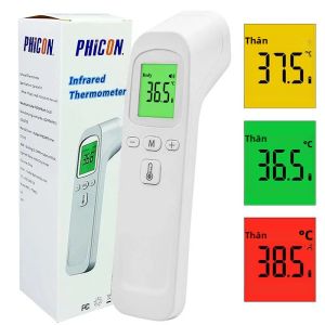 Nhiệt Kế Hồng Ngoại Kỹ Thuật Số Nhiệt Kế Đo Nhiệt Độ Cơ Thể Bằng Laser Không Tiếp Xúc Nhiệt Kế Đo Nhiệt Độ Tai Cho Trẻ Sơ Sinh Và Người Lớn Sử Dụng Trong Gia Đình Y Tế