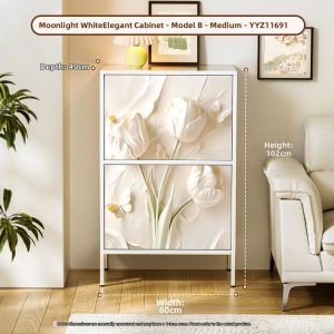 MR ART | French Cream Style Storage Cabinet