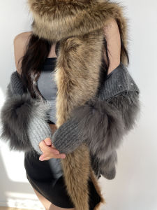 หนาขึ้น ยาว อุ่น ผ้าพันคอ ทันสมัย ผ้าพันคอจําลองขนสุนัขจิ้งจอก อุ่น เอ้อสําหรับผู้ชายและผู้หญิง สี่เหลี่ยมผืนผ้าเป็นกลาง โพลีเอสเตอร์ ไฟเบอร์ ฤดูหนาว ผ้าพันคอ