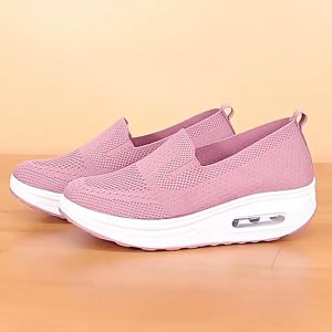 white slip on shoes for woman sneakers with heels nurse shoes 2023 summer new style korean rubber shoes for lady wedge shoes for work