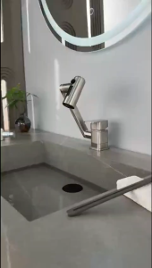 VÒI NÓNG LẠNH INOX 304 ĐÚC XOAY 360 ĐỘ TIỆN DỤNG ĐẦU RA NƯỚC CHỈNH NHIỀU CHẾ ĐỘ