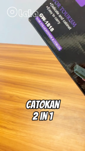 CATOK NOVA 2 IN 1 catokan nova NHC-1818 / Catok Rambut 2 in 1 Slim Panjang - Catok dan Pelurus Rambut
