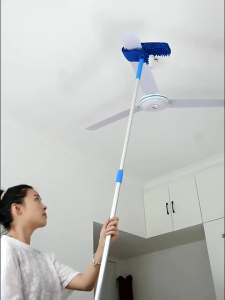 𝐅𝐋𝐔𝐅𝐅 𝐒𝐋𝐀𝐘𝐄𝐑 Adjustable Microfiber Ceiling Fan Duster Mop Cobweb Dust Cleaning Brush Berus Habuk 除尘刷