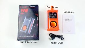Speaker Bluetooth Mecha Mini 5w Transparan Audio LED Rhythm TWS 5.0 Viral