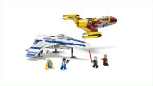 LEGO Star Wars 75364 New Republic E-Wing vs. Shin Hati’s Starfighter (1056 Pcs) Star Wars Toys (9 Tahun+)